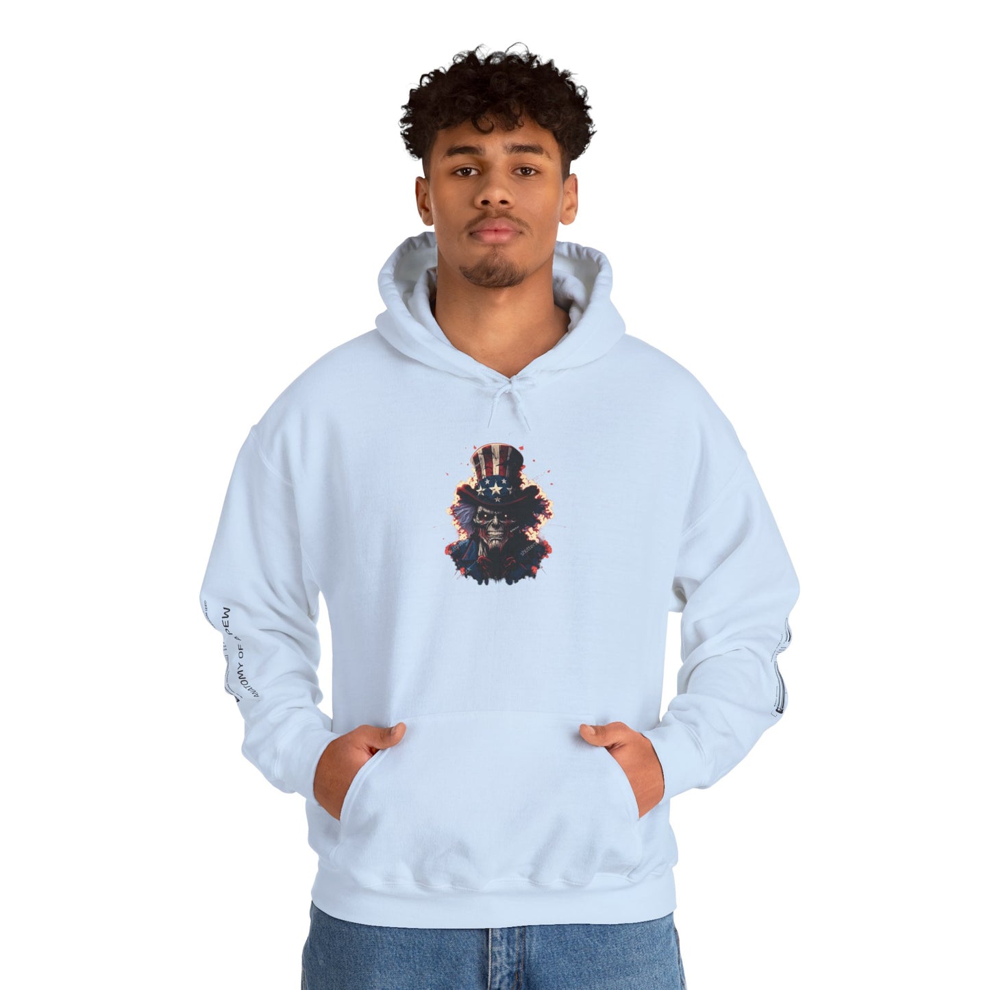 Hoodie — 'I Want You' Skull Graphic & "Can't Play The Player" Back Streetwear Pullover