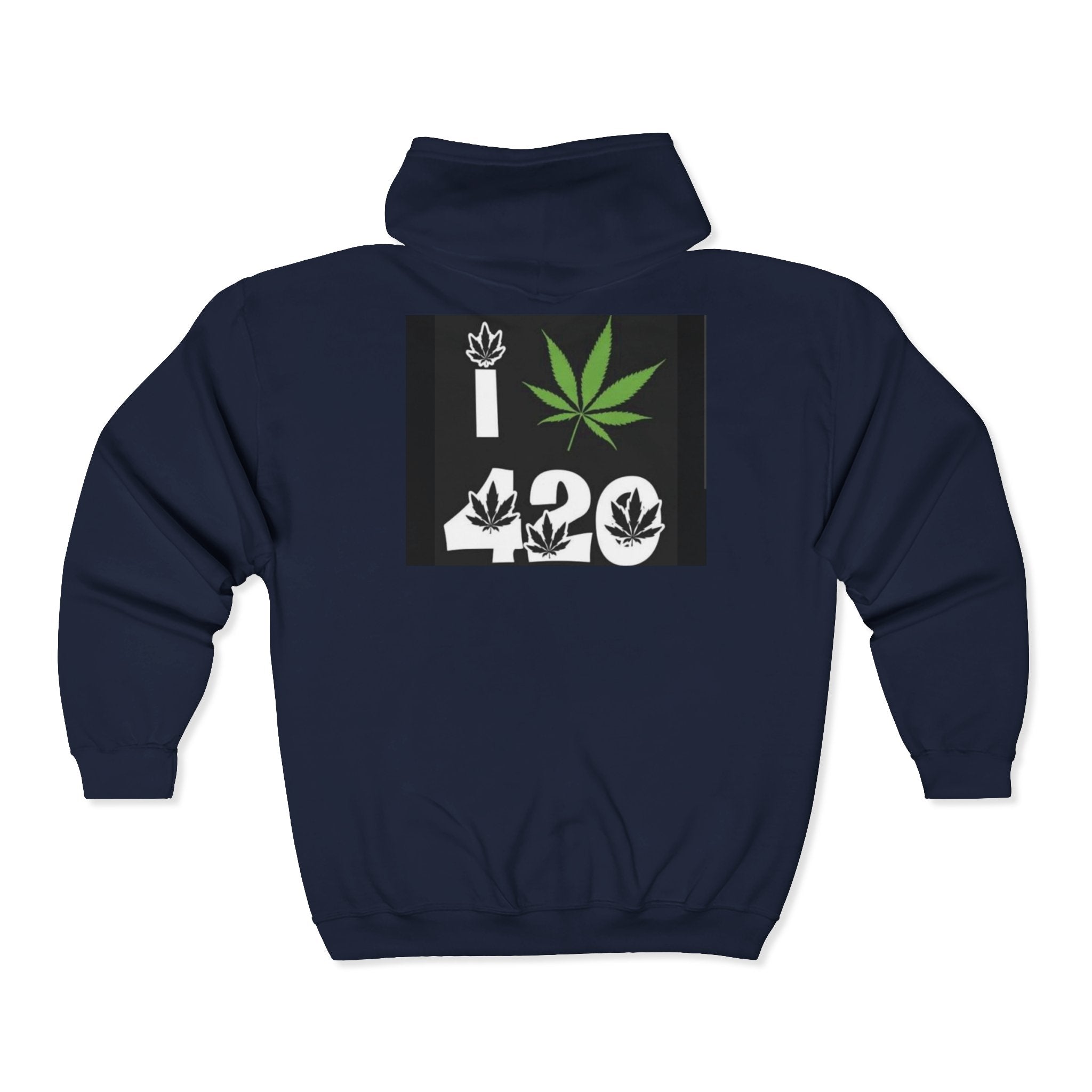 I Love 420 Zip-Up Hoodie