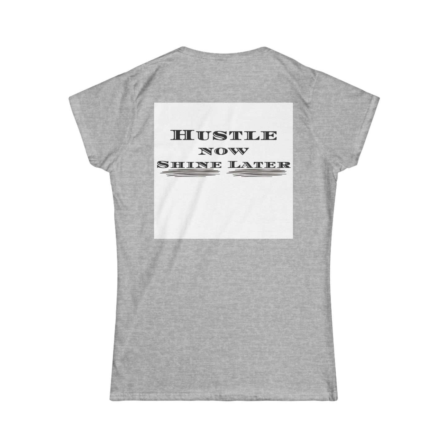 Cali Rich Womens shirt Hustle Now Shine Later Graphic Tee  Motivational Palm Tree Streetwear Shirt