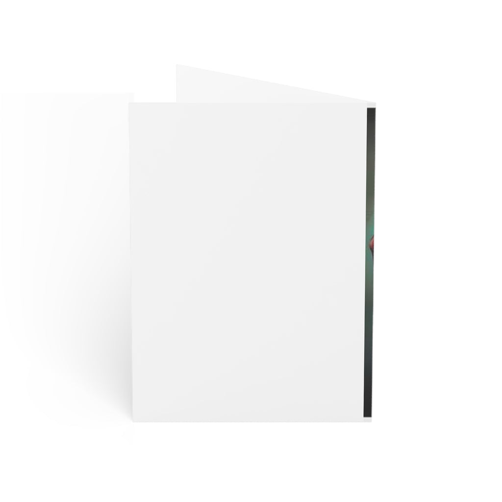 Muscular Santa Christmas Greeting Card — Funny Sexy Holiday Card (1/10/30/50 pcs)