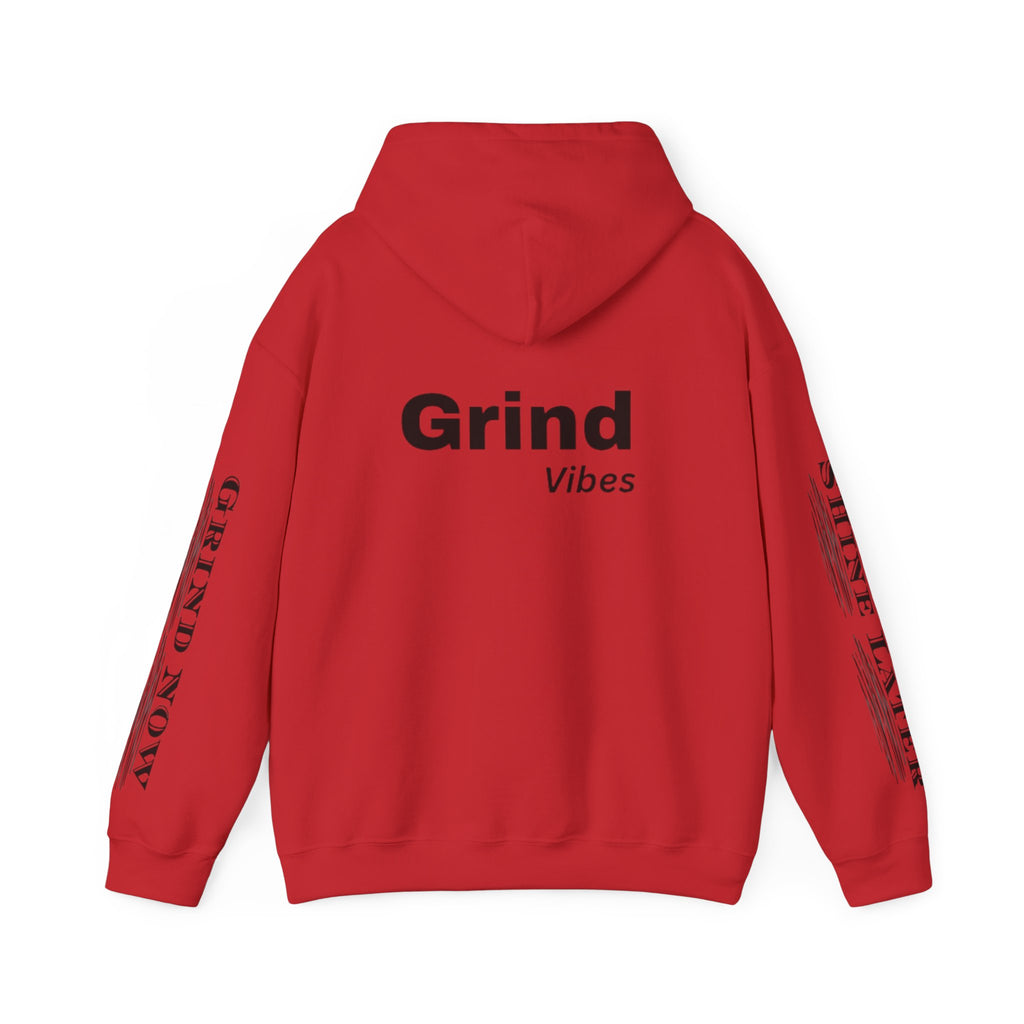 Cali Rich graphic "Grind Now Shine Later" Pullover Hoodie Unisex Heavy Hooded Sweatshirt Cali Rich Clothing