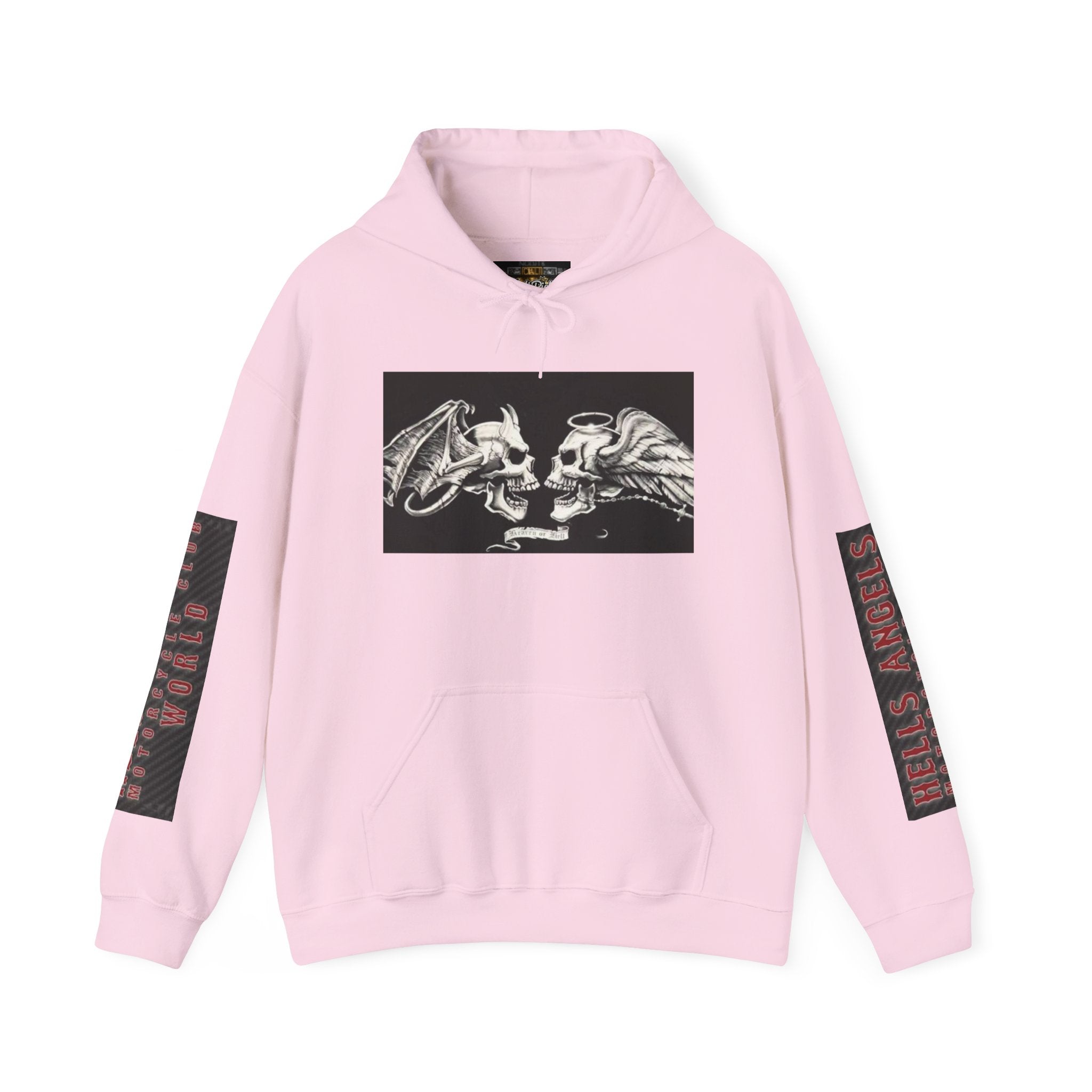 Skull Kiss Hoodie — Gothic Skeleton Couple Graphic Pullover