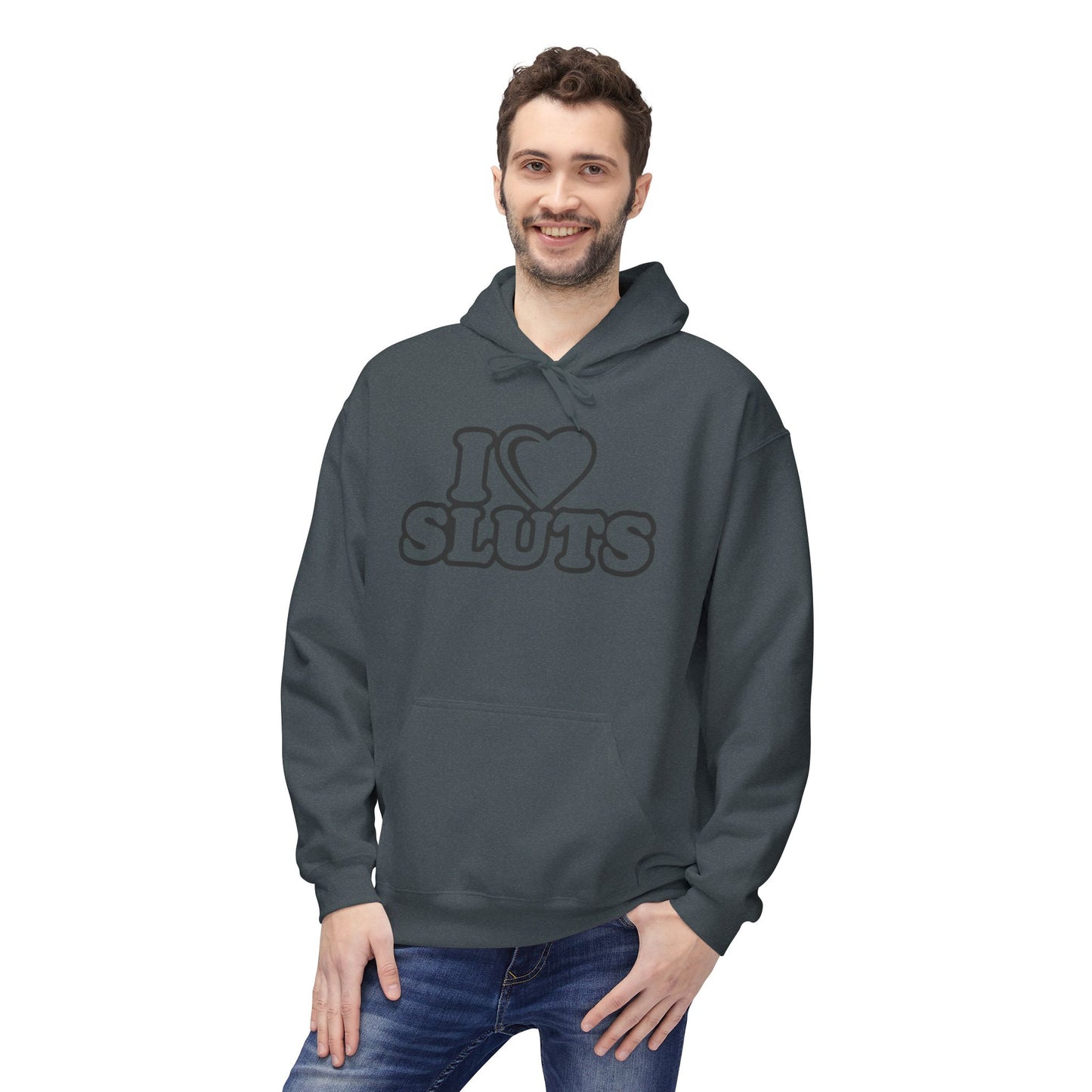 Unisex Fleece Hoodie with Fun Text Designs, Casual Wear for Parties, Gifts for Friends, Unique Fashion for Festivals, Fun Statement Apparel