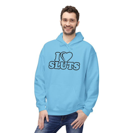 Unisex Fleece Hoodie with Fun Text Designs, Casual Wear for Parties, Gifts for Friends, Unique Fashion for Festivals, Fun Statement Apparel