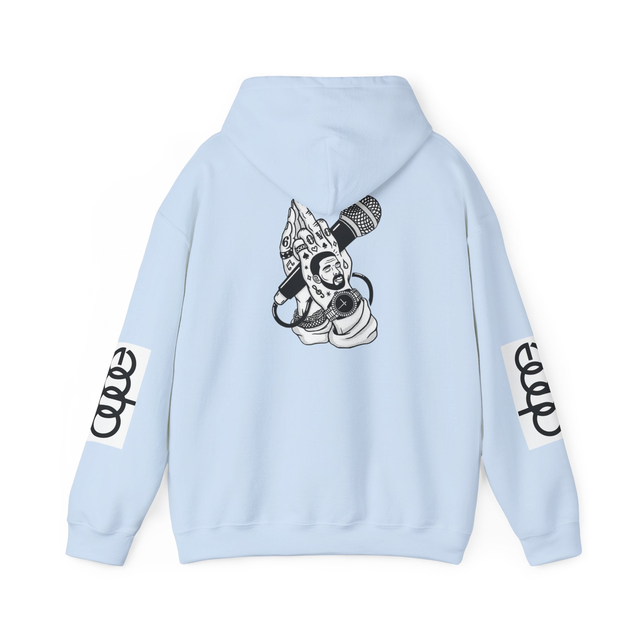 "In Glock We Trust" Cali Rich Hoodie — Streetwear Pistols Graphic Hoodie