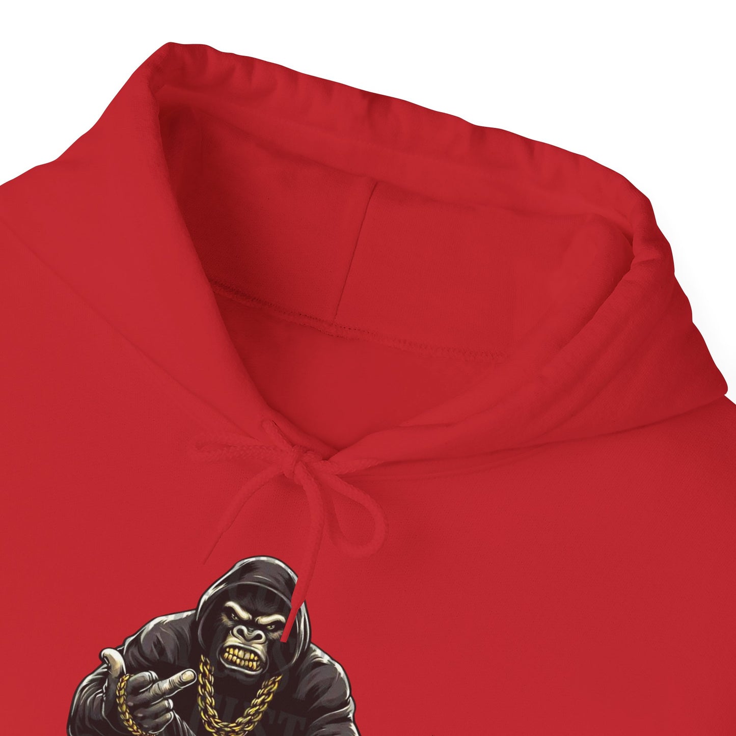 Gangsta Gorilla Hoodie — Urban Streetwear Gorilla Gang Design