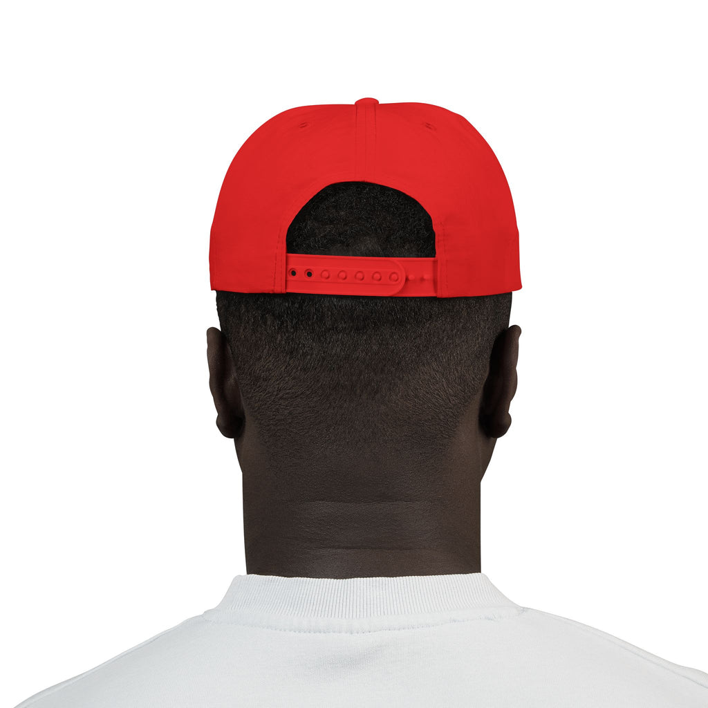 CaliRich Palm Logo Surf Cap — White Snapback Beach Hat