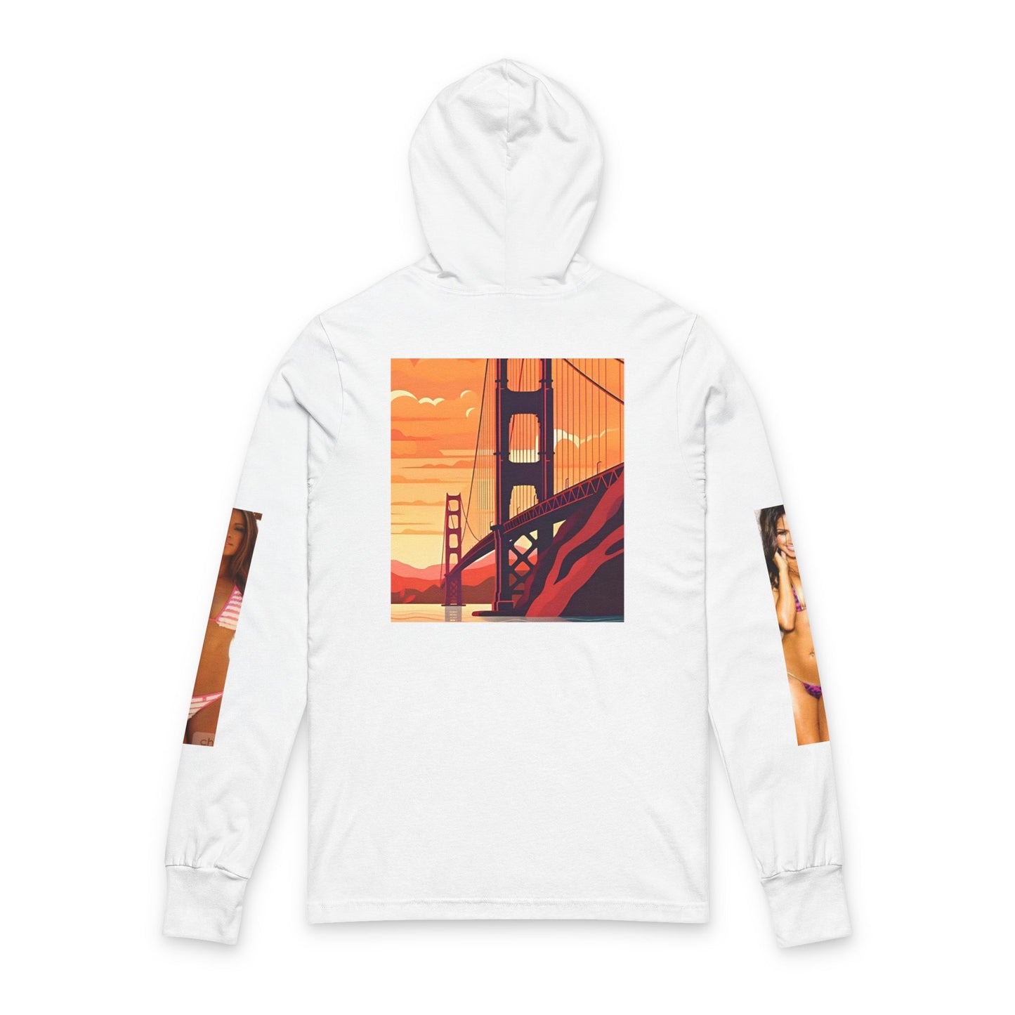 Cali Rich Long Sleeve Hoodie - Urban Graffiti Luxe