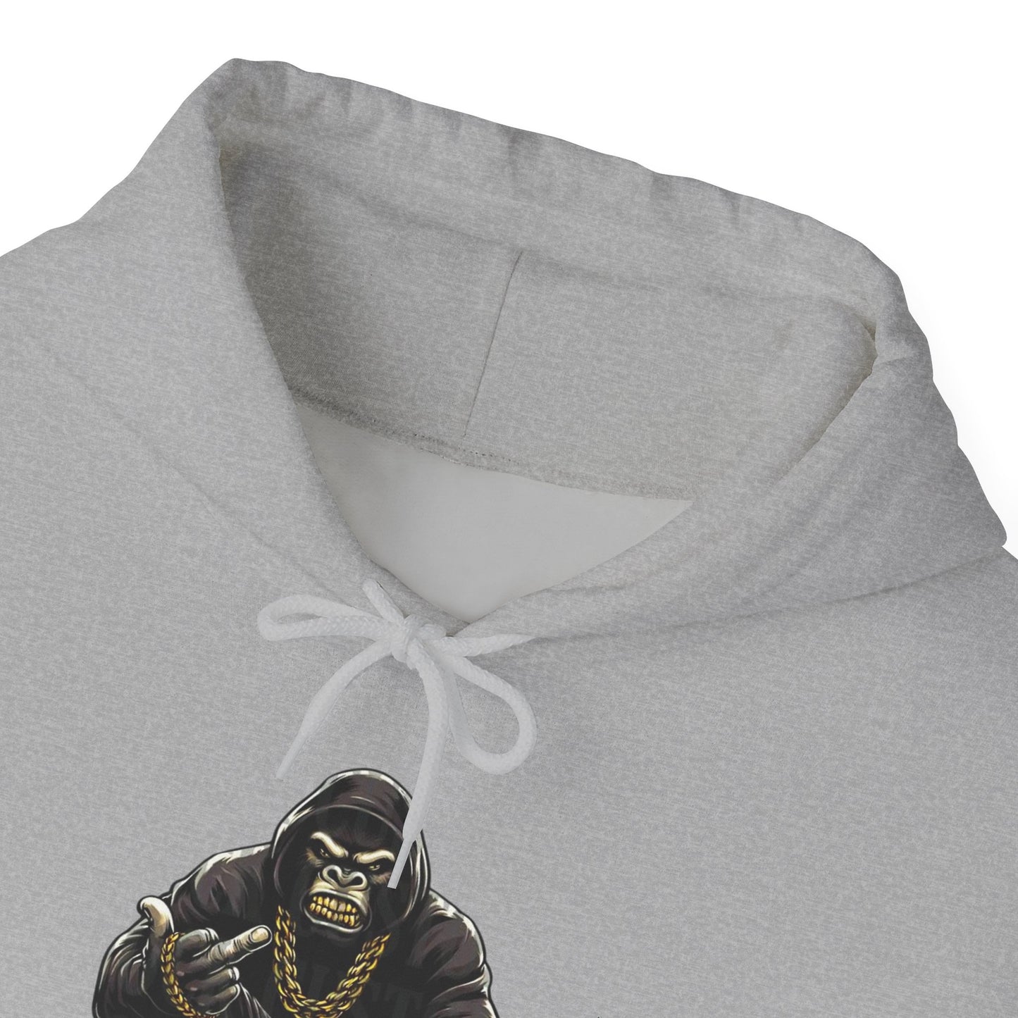 Gangsta Gorilla Hoodie — Urban Streetwear Gorilla Gang Design