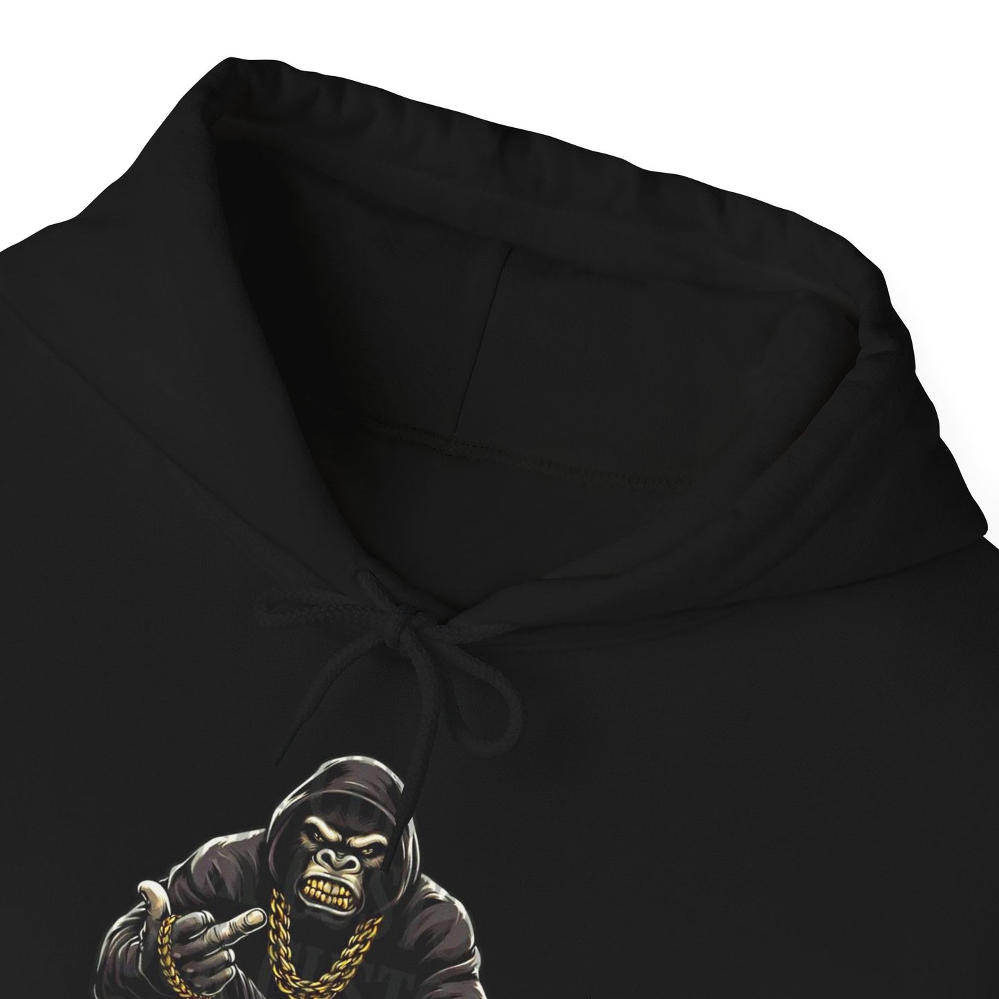Gangsta Gorilla Hoodie — Urban Streetwear Gorilla Gang Design
