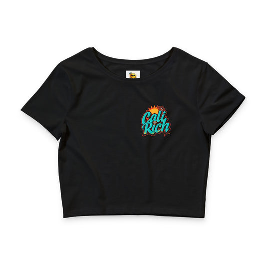 Cali Rich Summertime Crop Tee