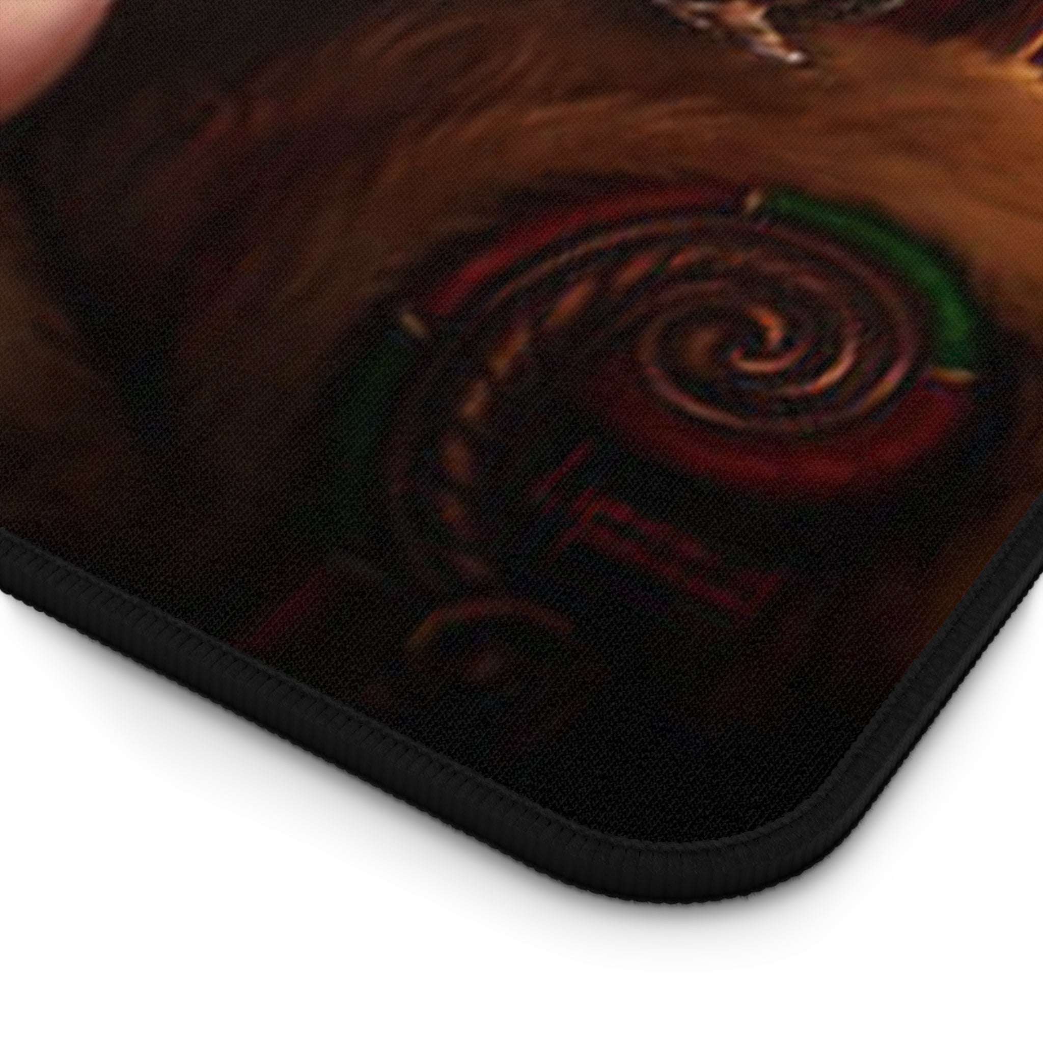 Sexy Santa Pinup Desk Mat — Christmas Curvy Holiday Gaming Mouse Pad