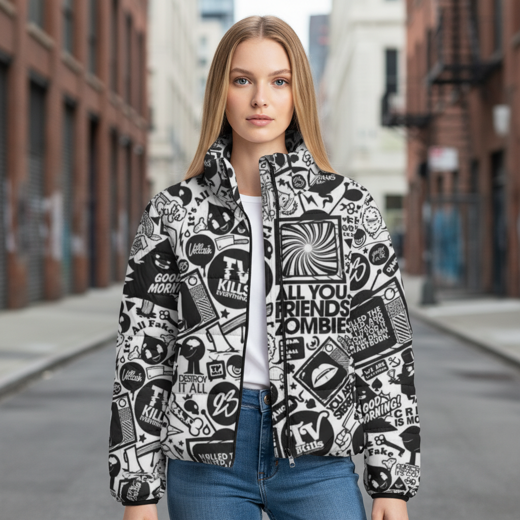 Men's Puffer Jacket (AOP)