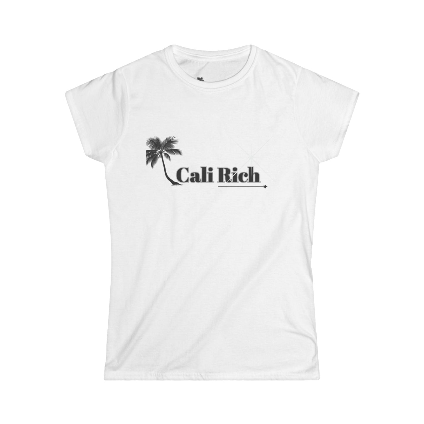 Cali Rich Womens shirt Hustle Now Shine Later Graphic Tee Motivational Palm Tree Streetwear Shirt - Cali Rich Clothing
