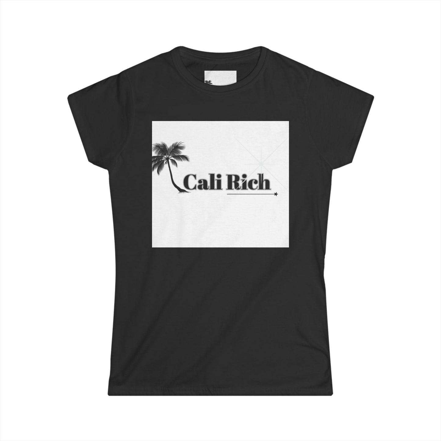 Cali Rich Womens shirt Hustle Now Shine Later Graphic Tee Motivational Palm Tree Streetwear Shirt - Cali Rich Clothing