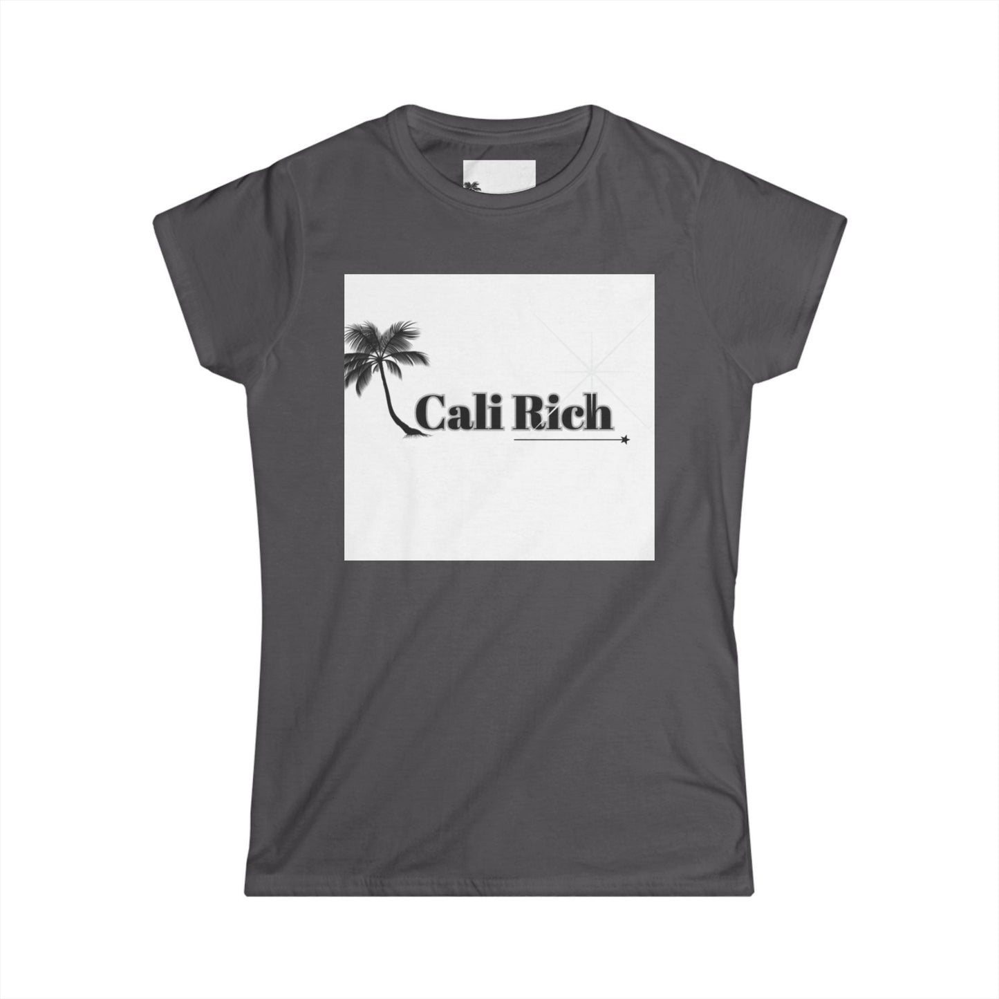 Cali Rich Womens shirt Hustle Now Shine Later Graphic Tee Motivational Palm Tree Streetwear Shirt - Cali Rich Clothing
