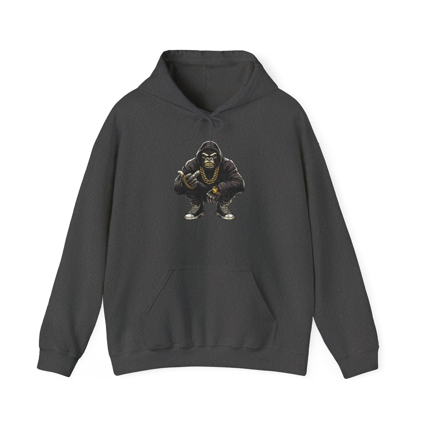 Gangsta Gorilla Hoodie — Urban Streetwear Gorilla Gang Design - Cali Rich Clothing
