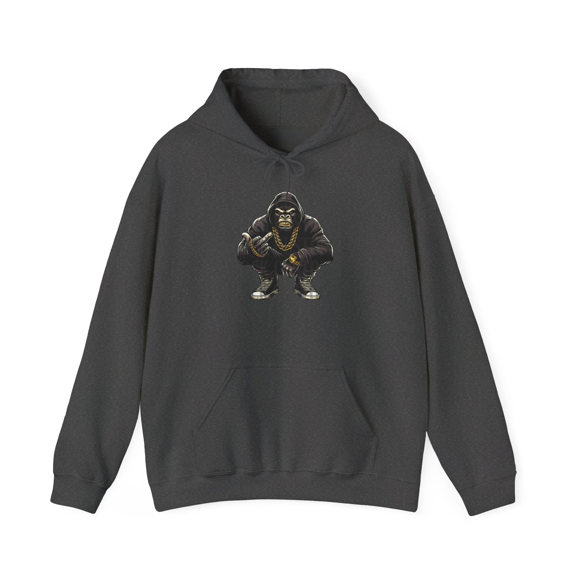 Gangsta Gorilla Hoodie — Urban Streetwear Gorilla Gang Design - Cali Rich Clothing