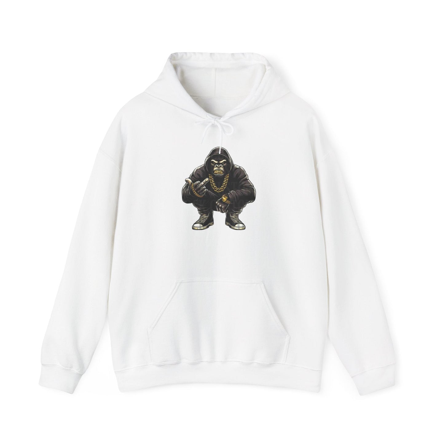 Gangsta Gorilla Hoodie — Urban Streetwear Gorilla Gang Design - Cali Rich Clothing