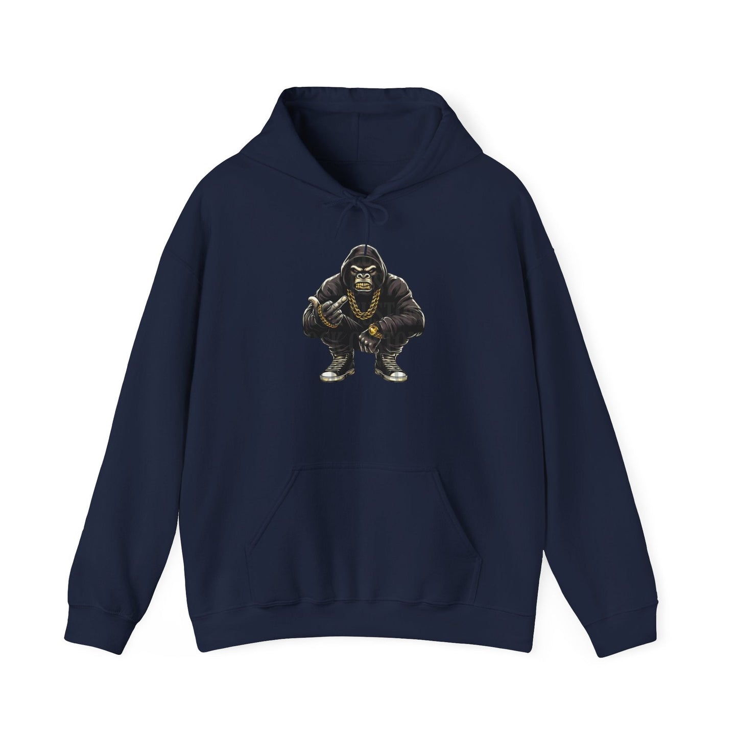 Gangsta Gorilla Hoodie — Urban Streetwear Gorilla Gang Design - Cali Rich Clothing