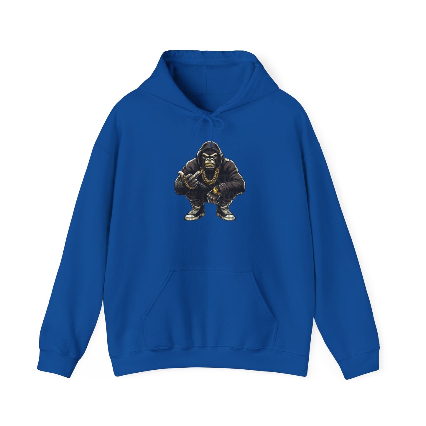 Gangsta Gorilla Hoodie — Urban Streetwear Gorilla Gang Design - Cali Rich Clothing