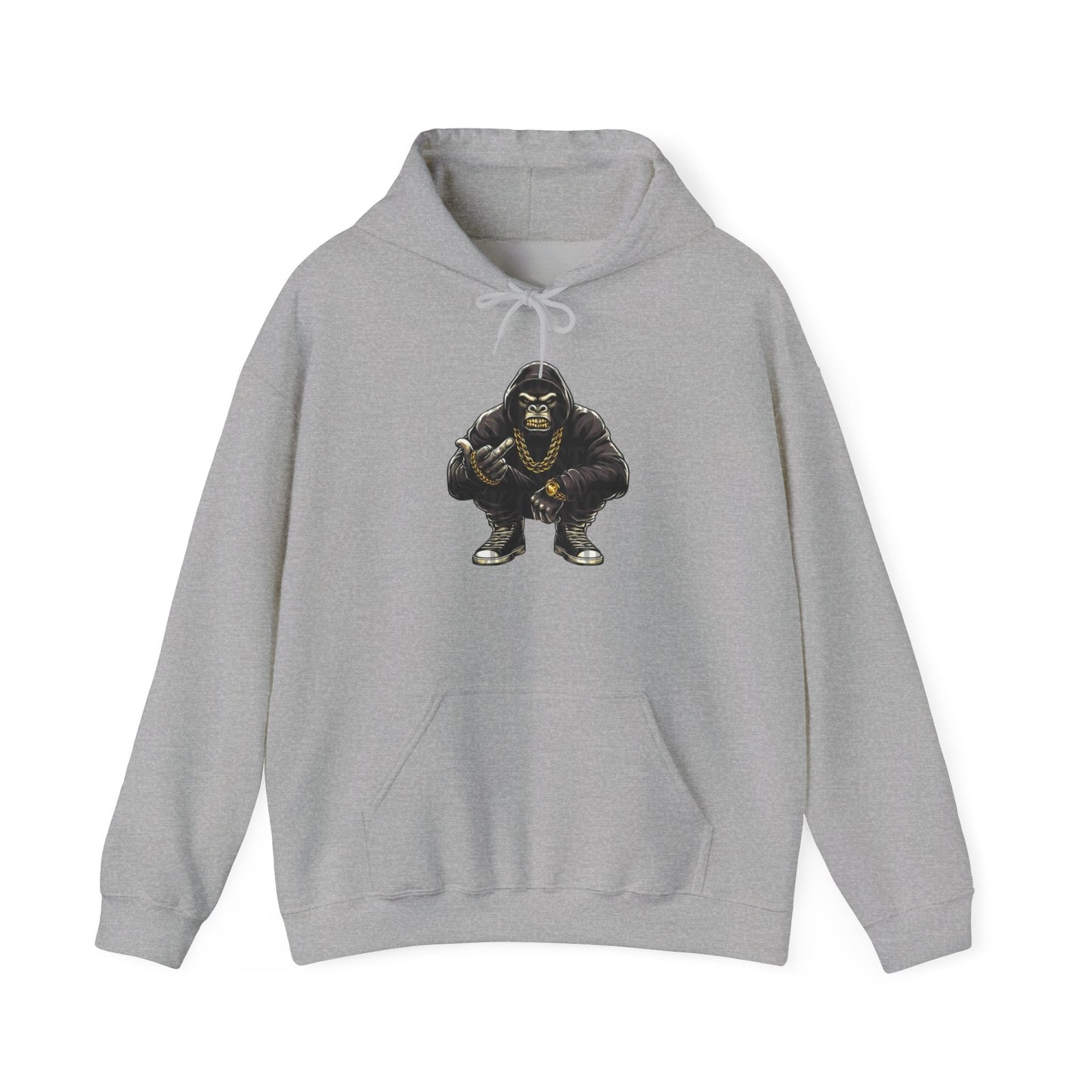 Gangsta Gorilla Hoodie — Urban Streetwear Gorilla Gang Design - Cali Rich Clothing
